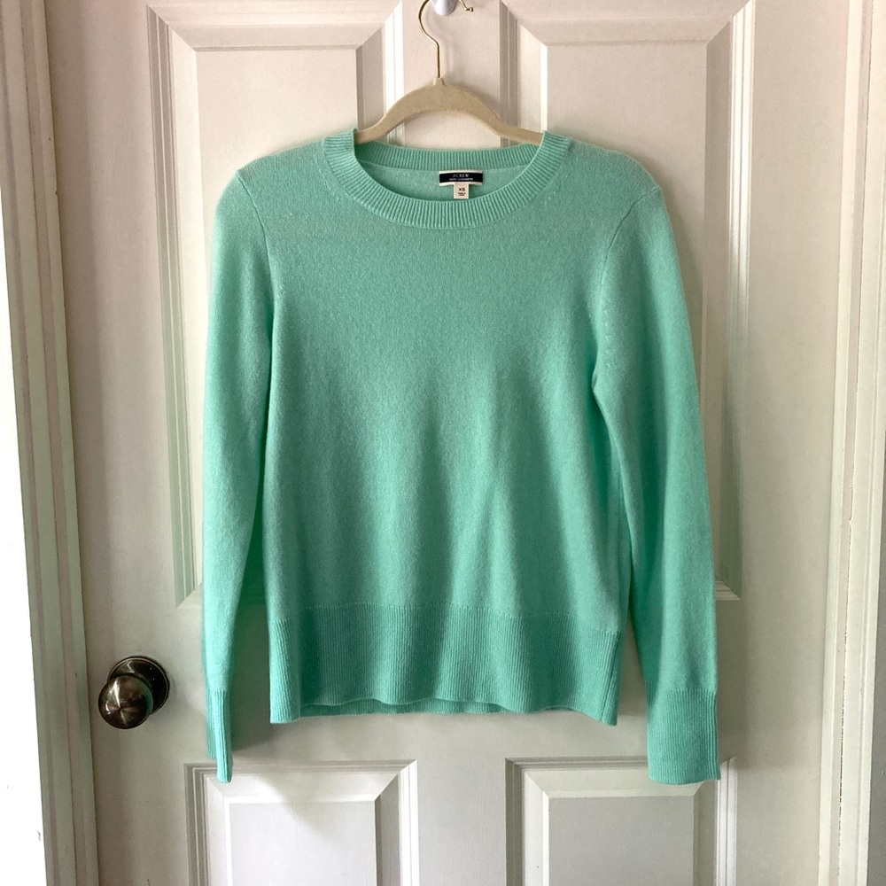 J. Crew Turquoise Chashmere Sweater, XS